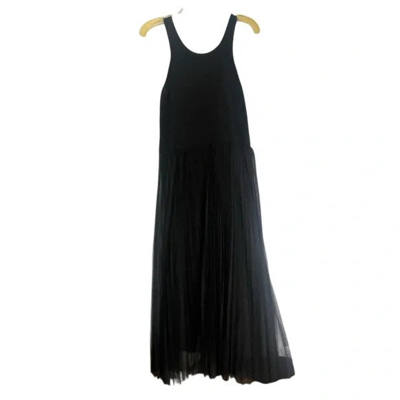 Elan Maxi Tank Tulle black dress. Size XL GUC - Picture 8 of 11